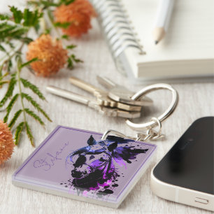 Pony 3 Lavender Key Ring