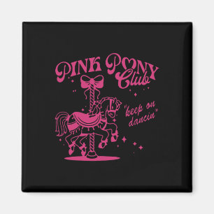 Pony And Heels Lover Pink Girls Clubs Cowgirl Magnet