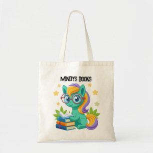 Pony Book Tote Bag for kids Personalise Name Text