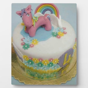 Pony cake 1 plaque