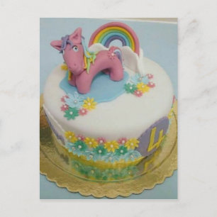 Pony cake 1 postcard