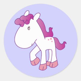 Pony Classic Round Sticker