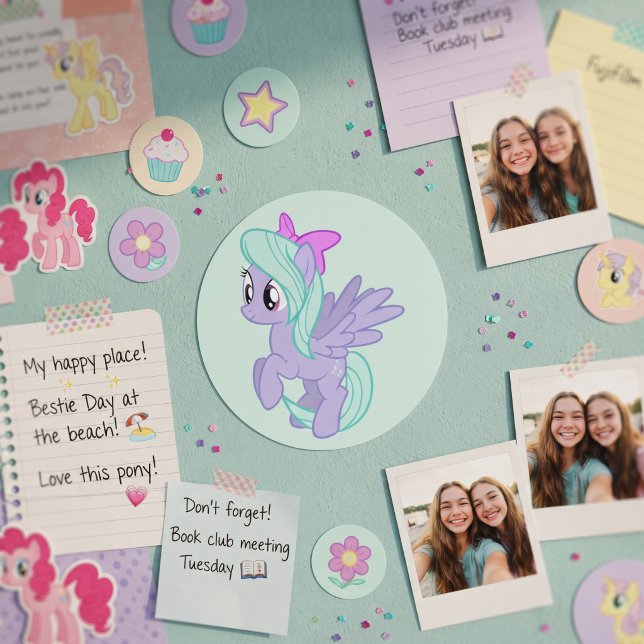 Pony Classic Round Sticker (Creator Uploaded)