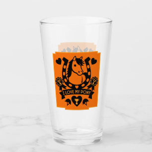 Pony Club Rider Glass