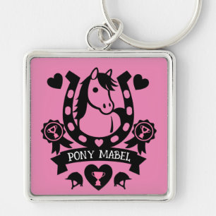 Pony Club Rider Key Ring