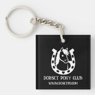Pony Club Rider Key Ring