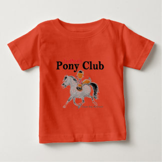 Pony Club T grey.jpg Baby T-Shirt