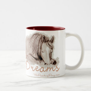 Pony Dreams Two-Tone Coffee Mug