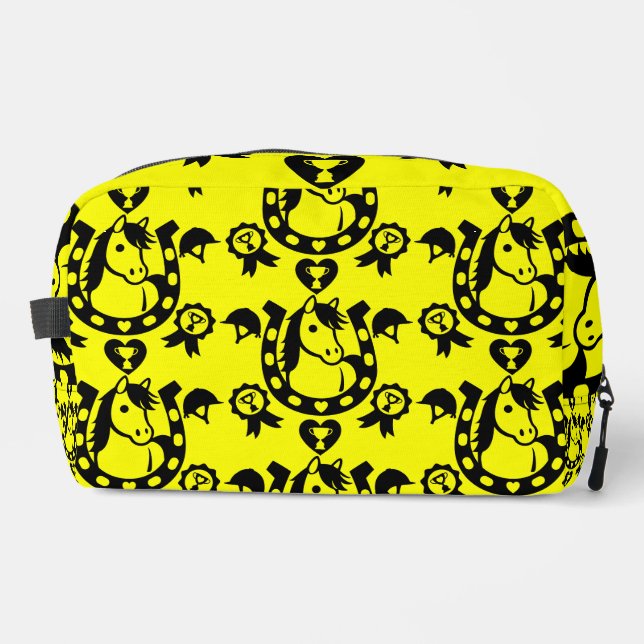 Pony Dressage Home Decor Dopp Kit (Front)