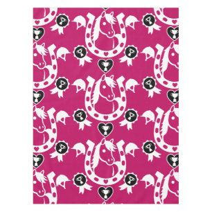 Pony Dressage Home Decor Tablecloth