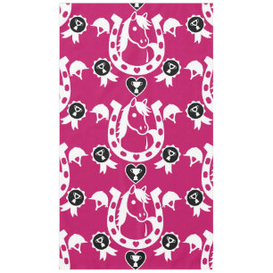Pony Dressage Home Decor Tablecloth