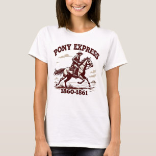 Pony Express Rider Tee – Wild West Tee for Women