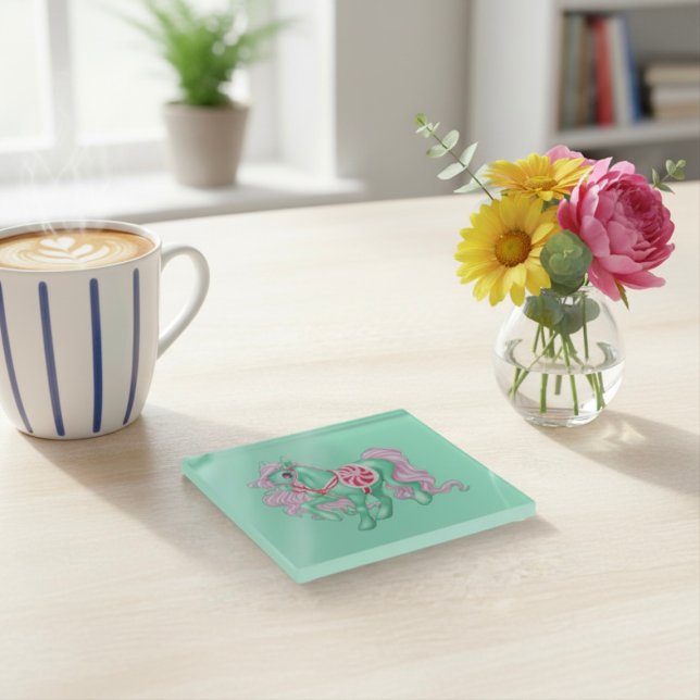  Pony Glass Coaster (Creator Uploaded)