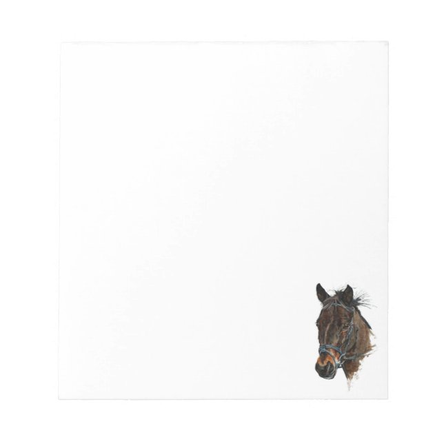 pony head study art notepad (Front)