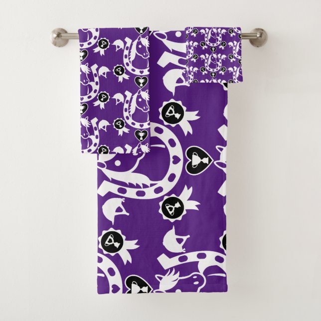 Pony Horse Home Bath Towel Set (Insitu)