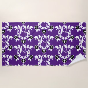 Pony Horse Home Beach Towel
