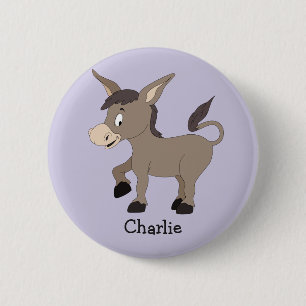 Pony Illustration custom text button