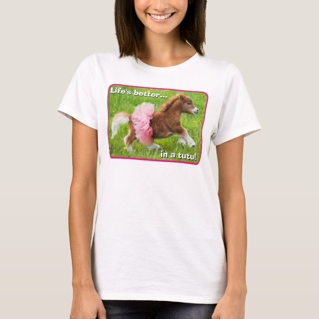 Pony in Tutu T-Shirt (Front)