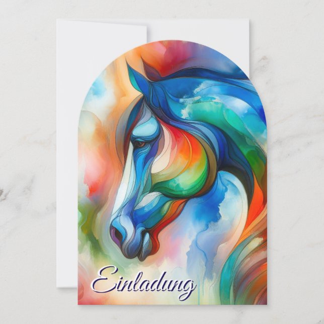 pony invitation (Front)