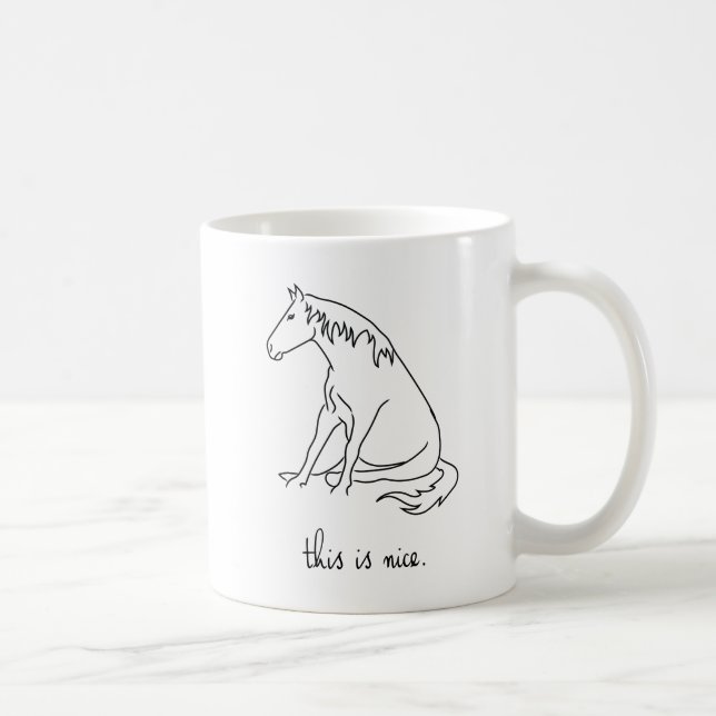 Pony Lines - This is Nice. Coffee Mug (Right)