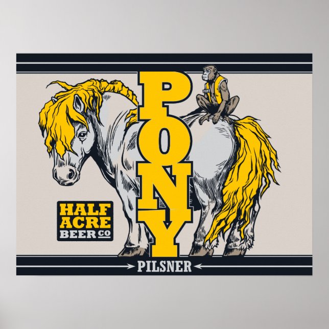 Pony Pilsner Poster (Front)