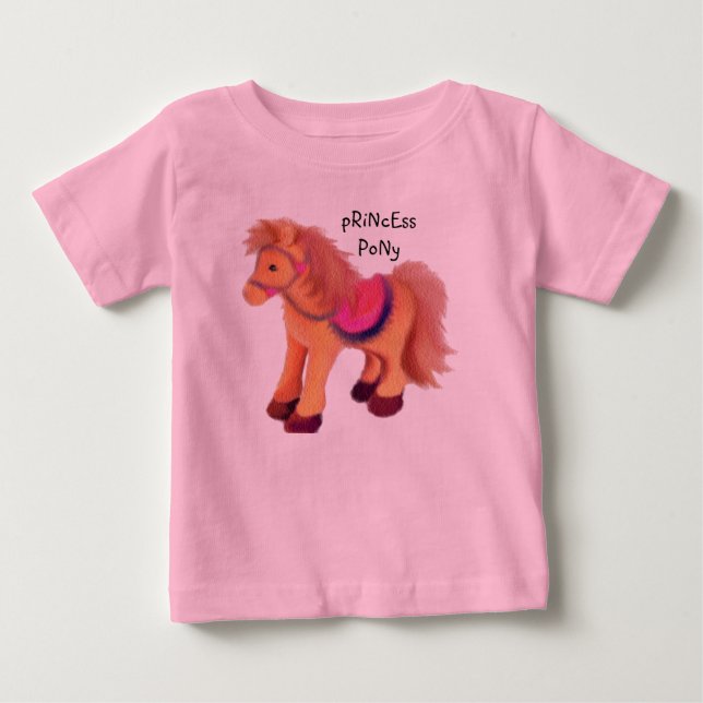Pony princess baby T-Shirt (Front)