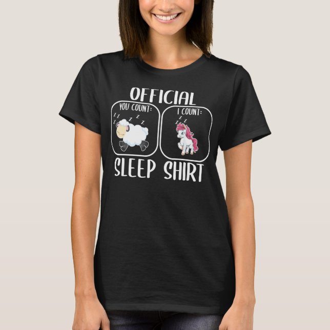 Pony Sleep Shirt Count Sheep (Front)