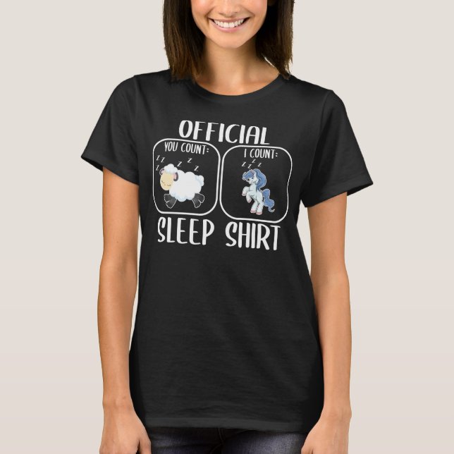 Pony Sleep Shirt Count Sheep (Front)
