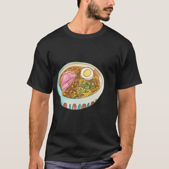 Ponyo'S Ramen  T-Shirt (Front)