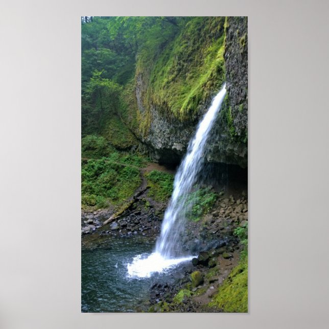 Ponytail Falls, Oregon Poster (Front)