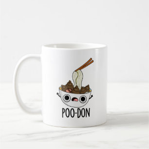 Poo-don Funny Udon Pun Coffee Mug