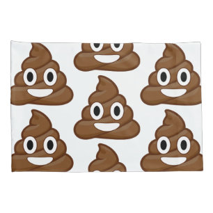 poo emoji pillow case pillowcases