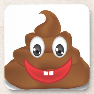 poo emojis coaster
