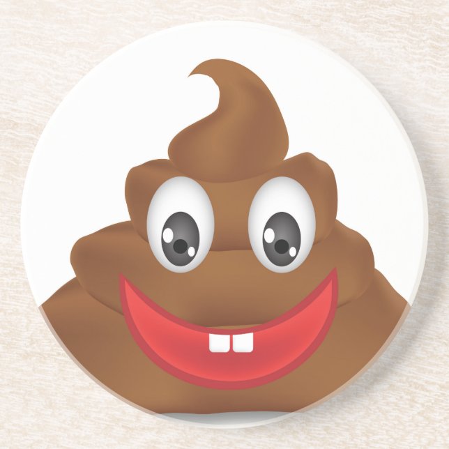 poo emojis coaster (Front)