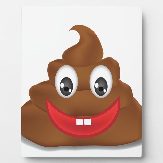 poo emojis plaque (Front)