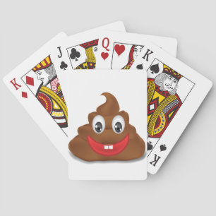 poo emojis playing cards