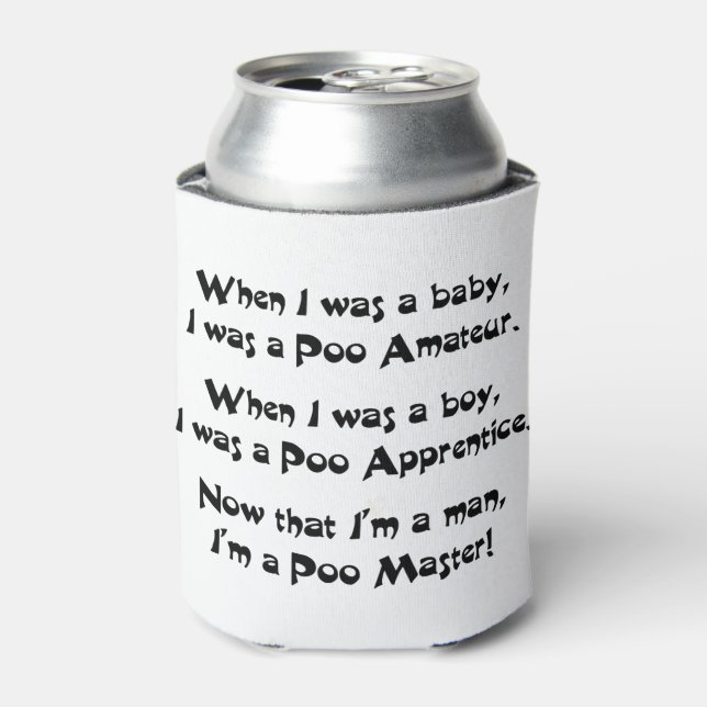 Poo Master Can Cooler (Can Front)