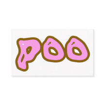Poo/shy Business Card