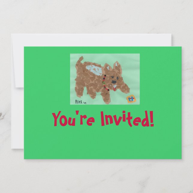 Poochie Invitation (Front)