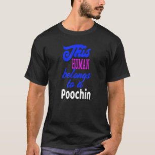 Poochin Dog Poodle Japanese Chin T-Shirt