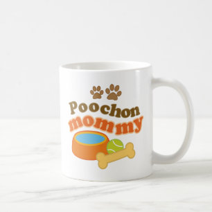 Poochon Mummy Dog Breed Gift Coffee Mug