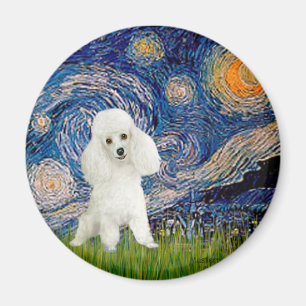 Poodle (14W) - Starry Night Magnet