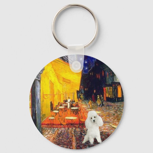 Poodle (14W) - Terrace Cafe Key Ring (Front)