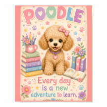 Poodle adventure poster