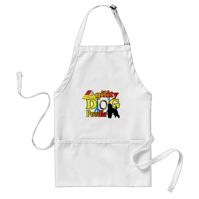 Poodle Agility Gifts Standard Apron (Front)