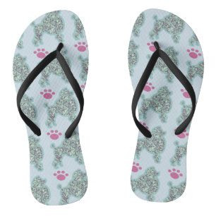 Poodle And Paw Flip Flops