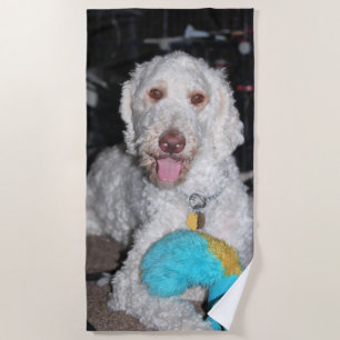 Poodle Beach Towel
