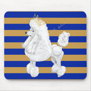 Poodle Behaviour Mousepad