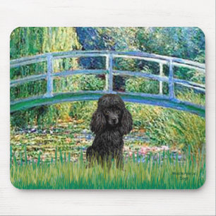 Poodle (black 1) - Bridge Mouse Pad