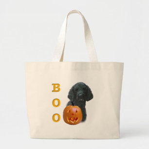 Poodle (Black Coated) Boo Large Tote Bag